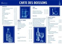 carte des boissons avril